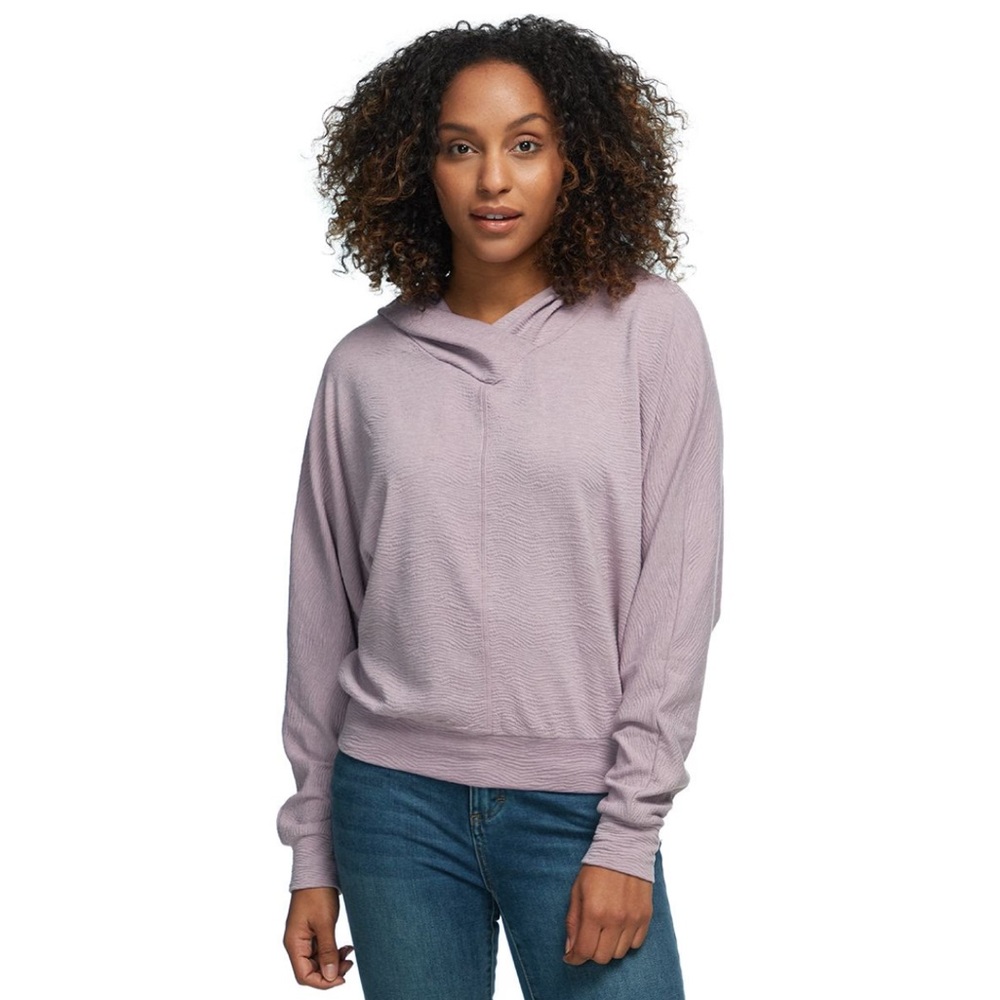 STOIC Women's Texture Knit Cowl Pullover Hoodie